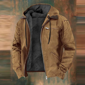 Veste à Capuche avec Fermeture Éclair